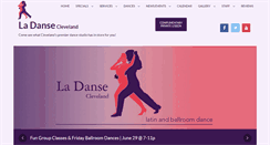 Desktop Screenshot of ladansecleveland.com